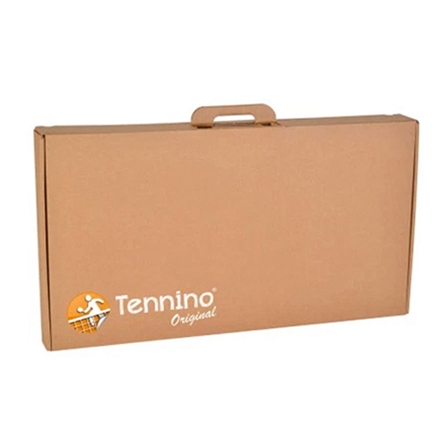 Tennino テニーノ　組み立て式　段ボール卓球台 ラケット付き テニーノ ブラウン 組立テーブルテニス Kickpack PLAY Department Store