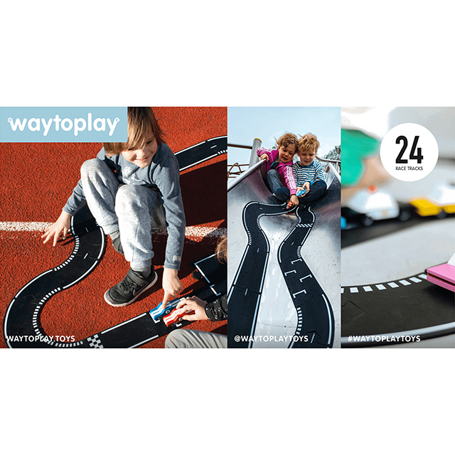 WAYTOPLAY レーストラックパーツ 24ピース　レール グランプリ waytoplay PLAY Department Store