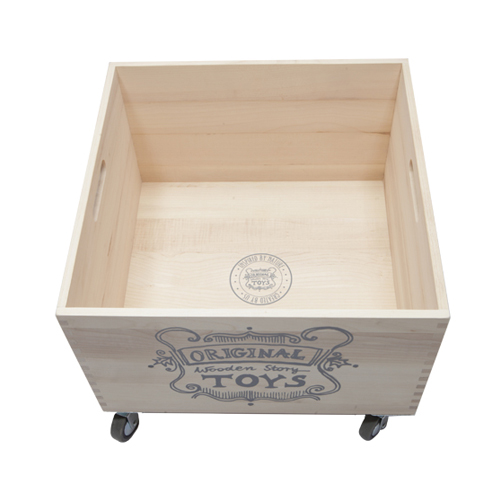 木箱タイヤ付き（タイプ2） Wooden Story PLAY Department Store
